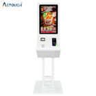 Pcap Fast Food Self Service Restaurant Kiosk 32 Inch Interactive FCC