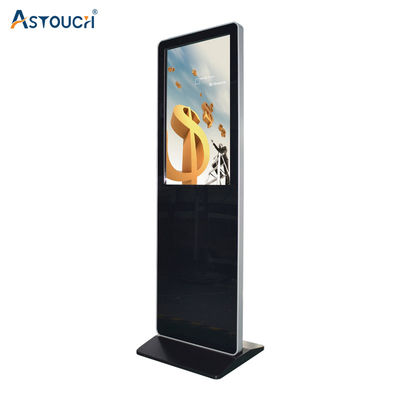55 Inch Floor Standing Digital Signage Display Android With Capacitive Touch Screen