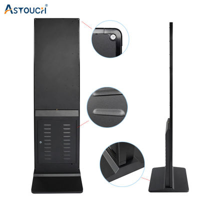 55 Inch Floor Standing Digital Signage Display Android With Capacitive Touch Screen